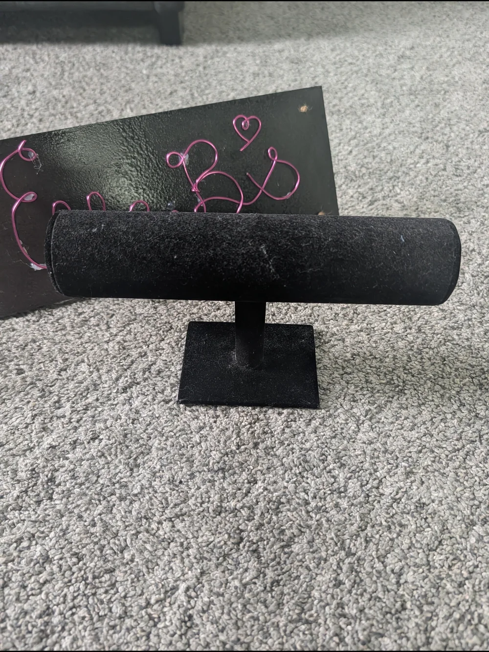 Black Jewelry T-Bar Display Stand - Unbranded